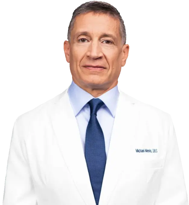 Portrait of Dr. Menis, an oral surgeon at Lehman & Menis Dental Implant and Oral Surgery Specialists
